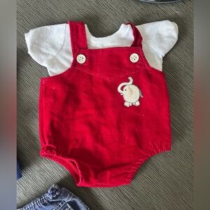 Cabbage Patch Kid Shortalls With Elephant